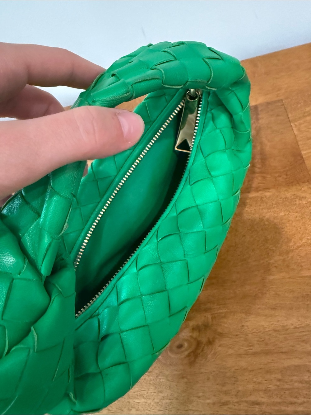 Bottega Veneta green mini Jodie - Picture 4 of 4